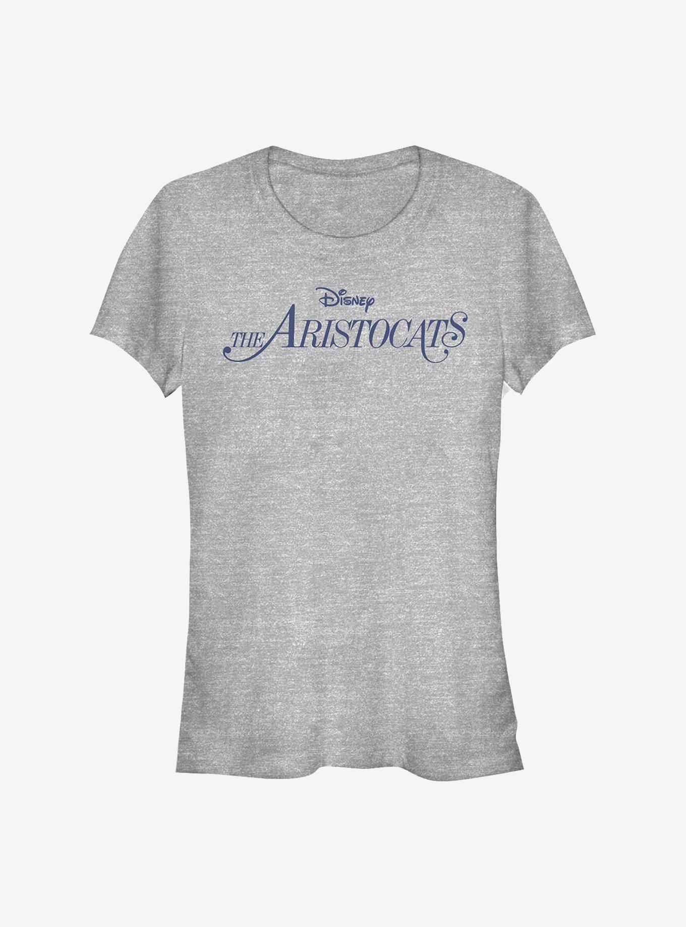 Disney The Aristocats Plain Logo Girls T-Shirt, ATH HTR, hi-res