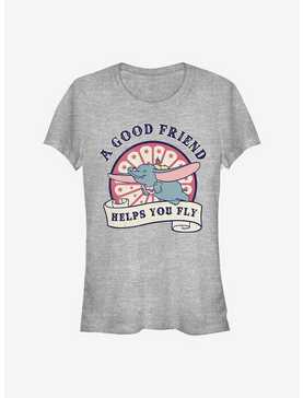 Disney Dumbo Friends Help You Fly Girls T-Shirt, ATH HTR, hi-res