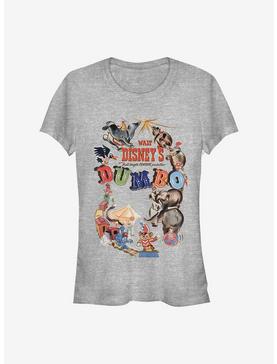 Disney Dumbo Theatrical Poster Girls T-Shirt, ATH HTR, hi-res