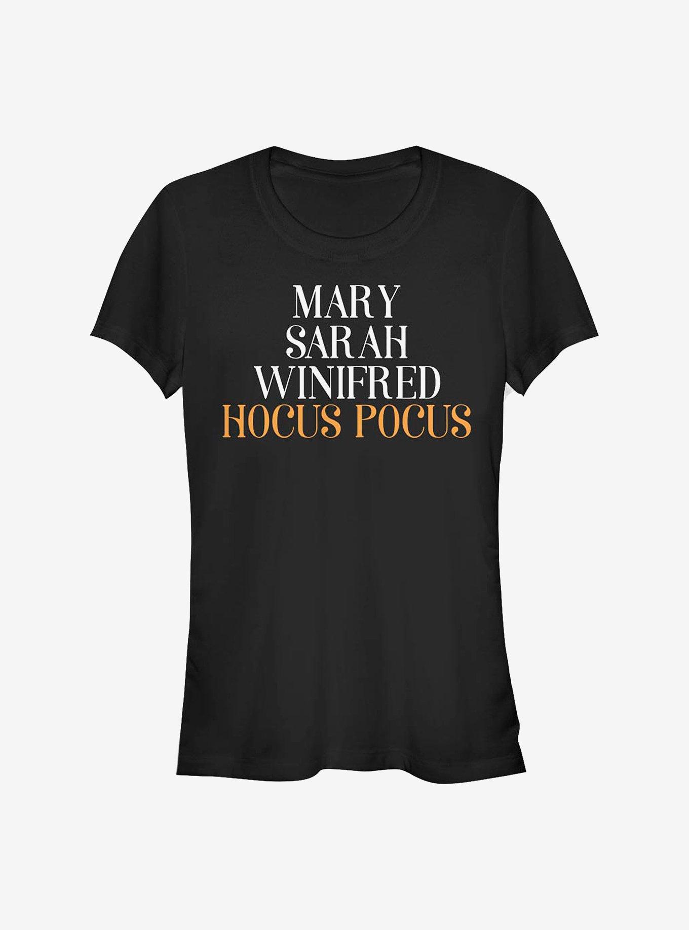 Disney Hocus Pocus Name Stack Girls T-Shirt, , hi-res