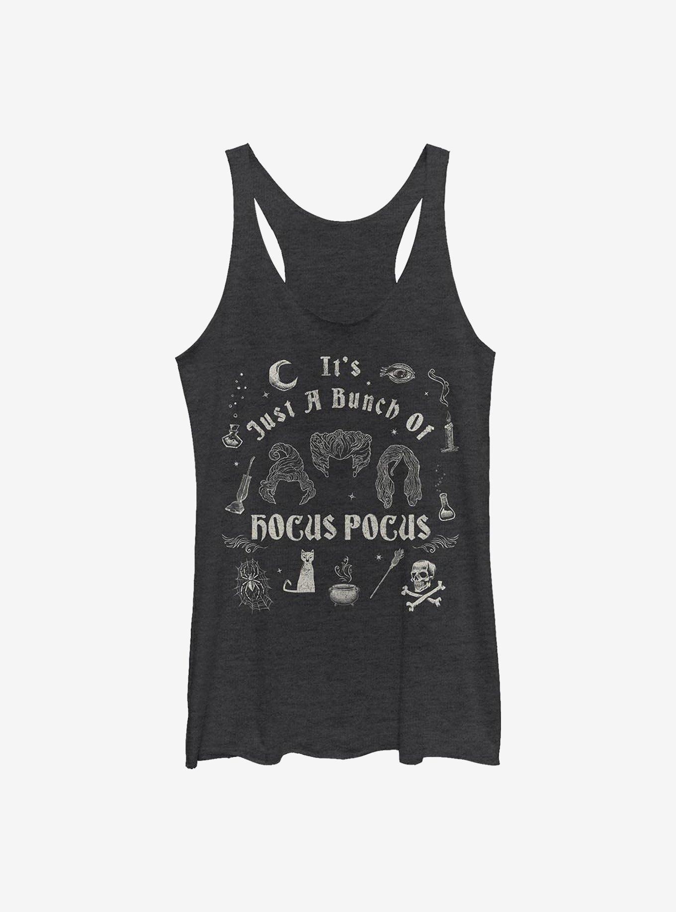 Disney Hocus Pocus A Bunch Of Hocus Pocus Girls Tank, BLK HTR, hi-res