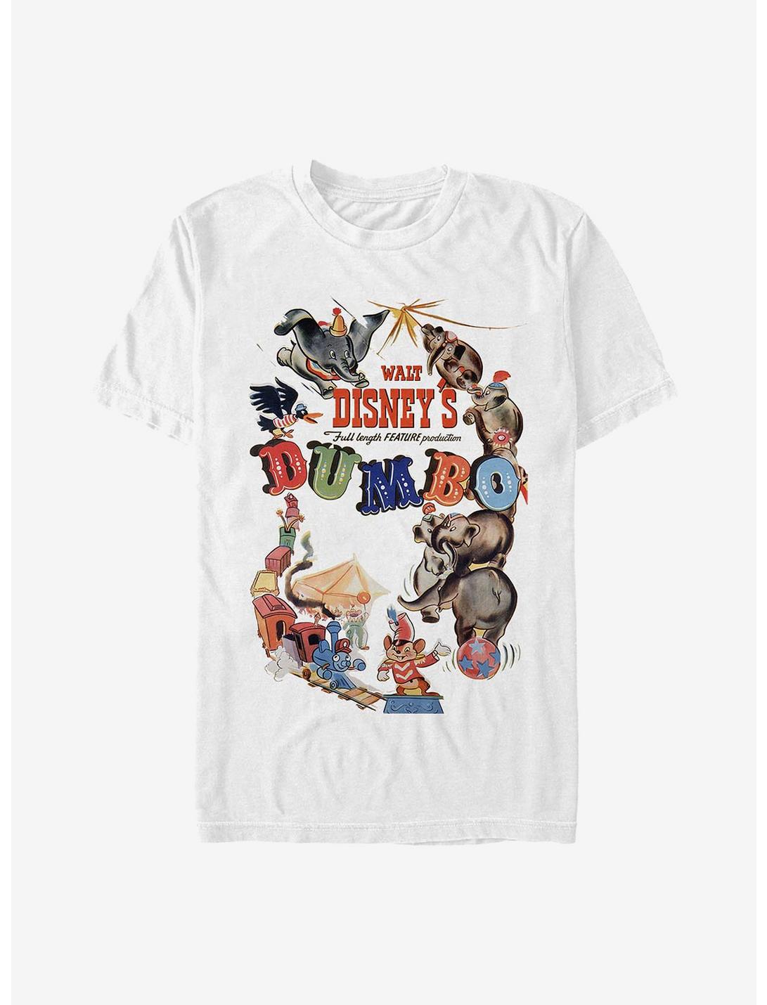Disney Dumbo Theatrical Poster T-Shirt, WHITE, hi-res
