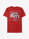 Marvel Ant-Man Periodic Antman T-Shirt, RED, hi-res