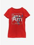 Marvel Ant-Man Periodic Antman Youth Girls T-Shirt, RED, hi-res
