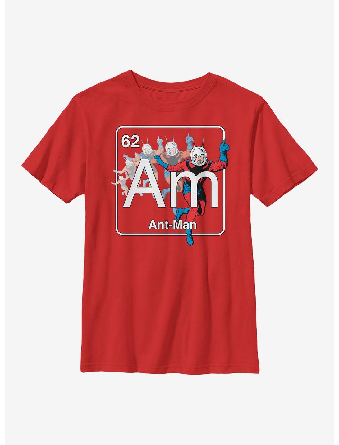 Marvel Ant-Man Periodic Antman Youth T-Shirt, RED, hi-res
