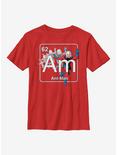 Marvel Ant-Man Periodic Antman Youth T-Shirt, RED, hi-res