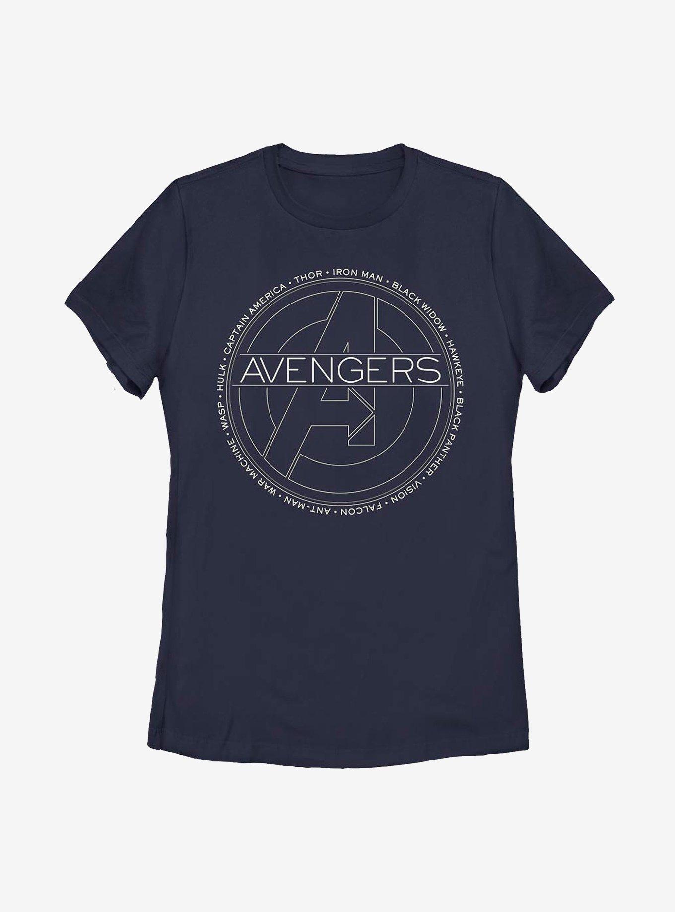 Marvel Avengers Names Womens T-Shirt, , hi-res