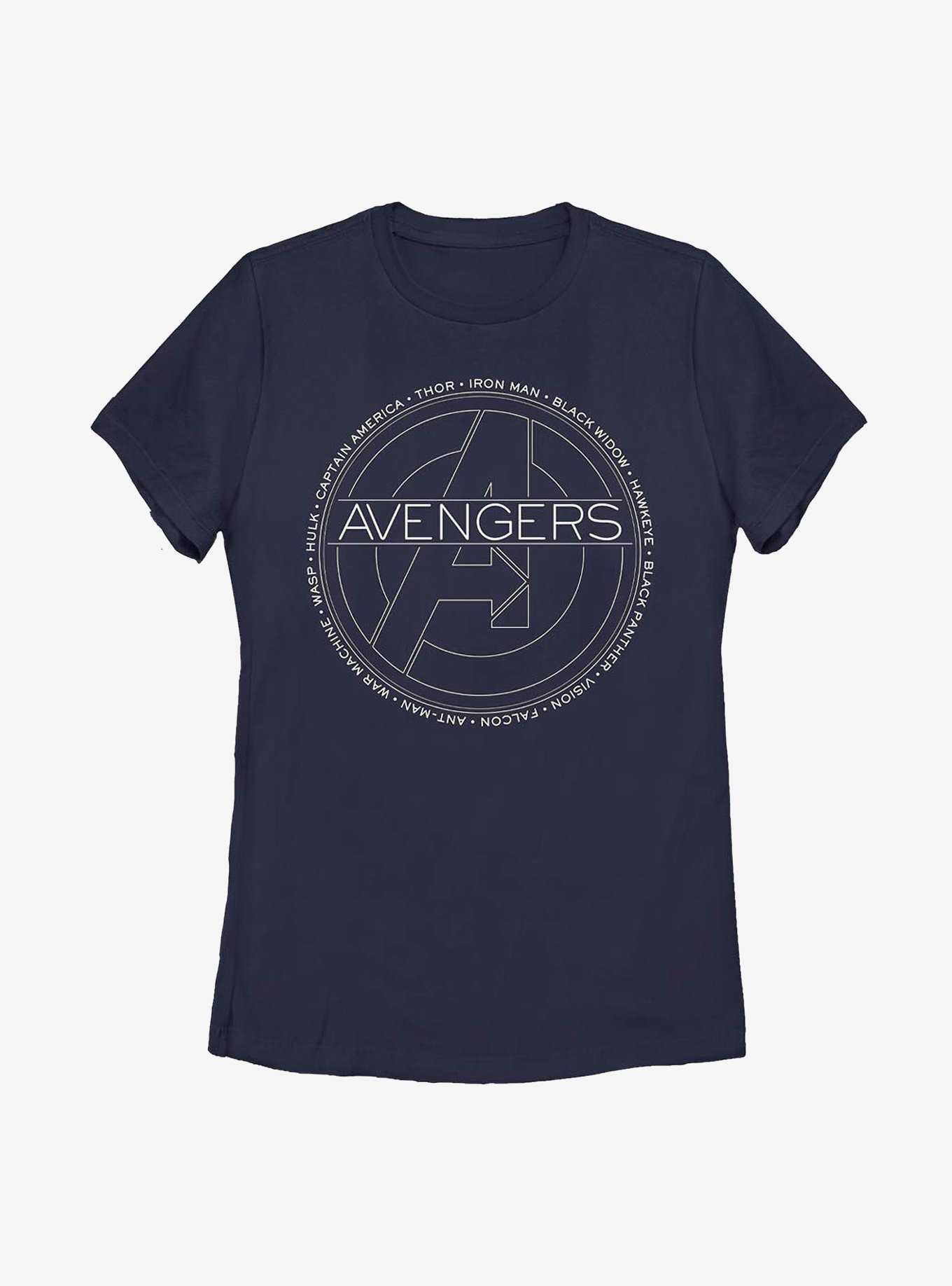 Marvel Avengers Names Womens T-Shirt, , hi-res