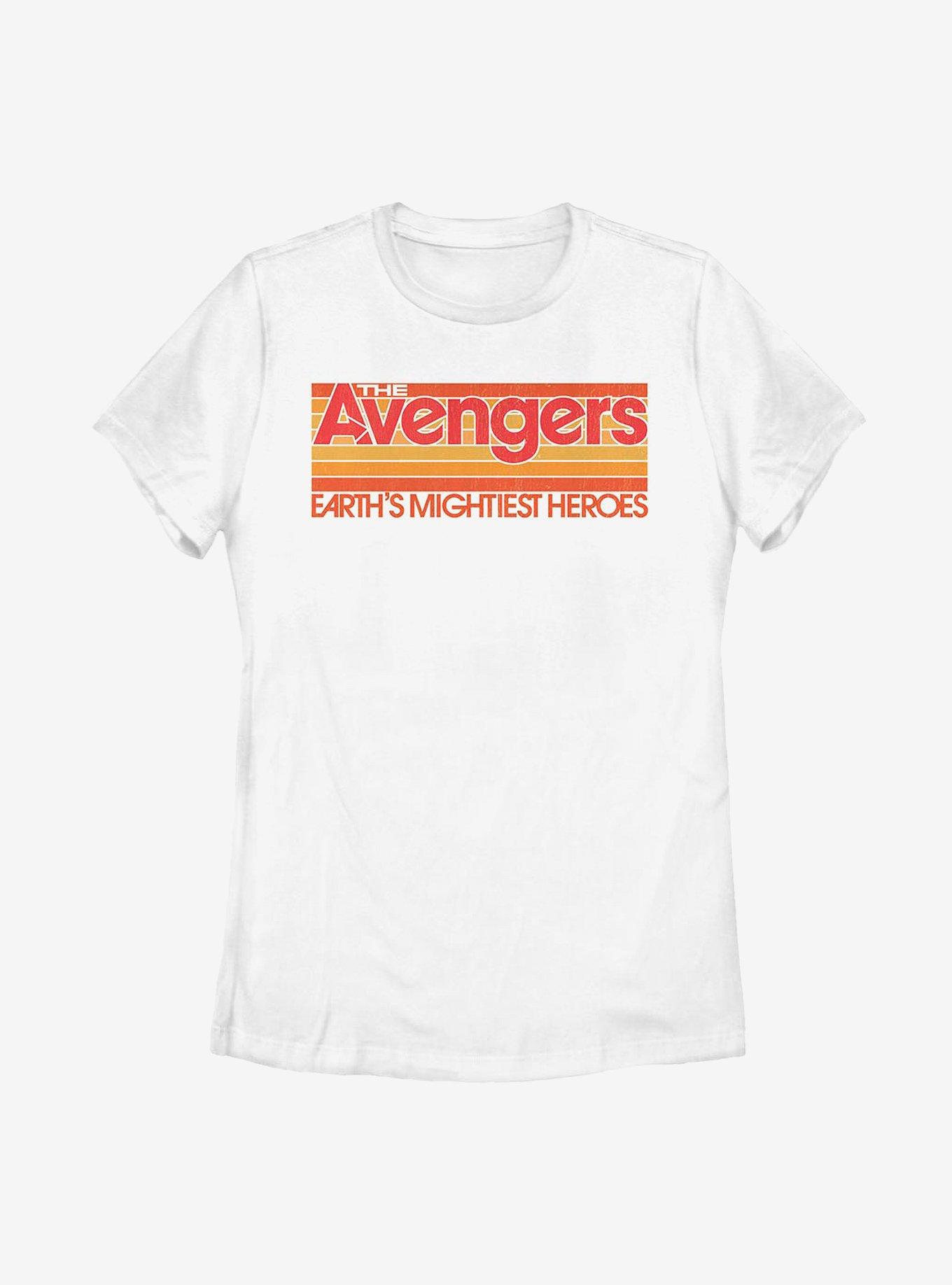 Marvel Avengers Retro Avengers Womens T-Shirt, , hi-res