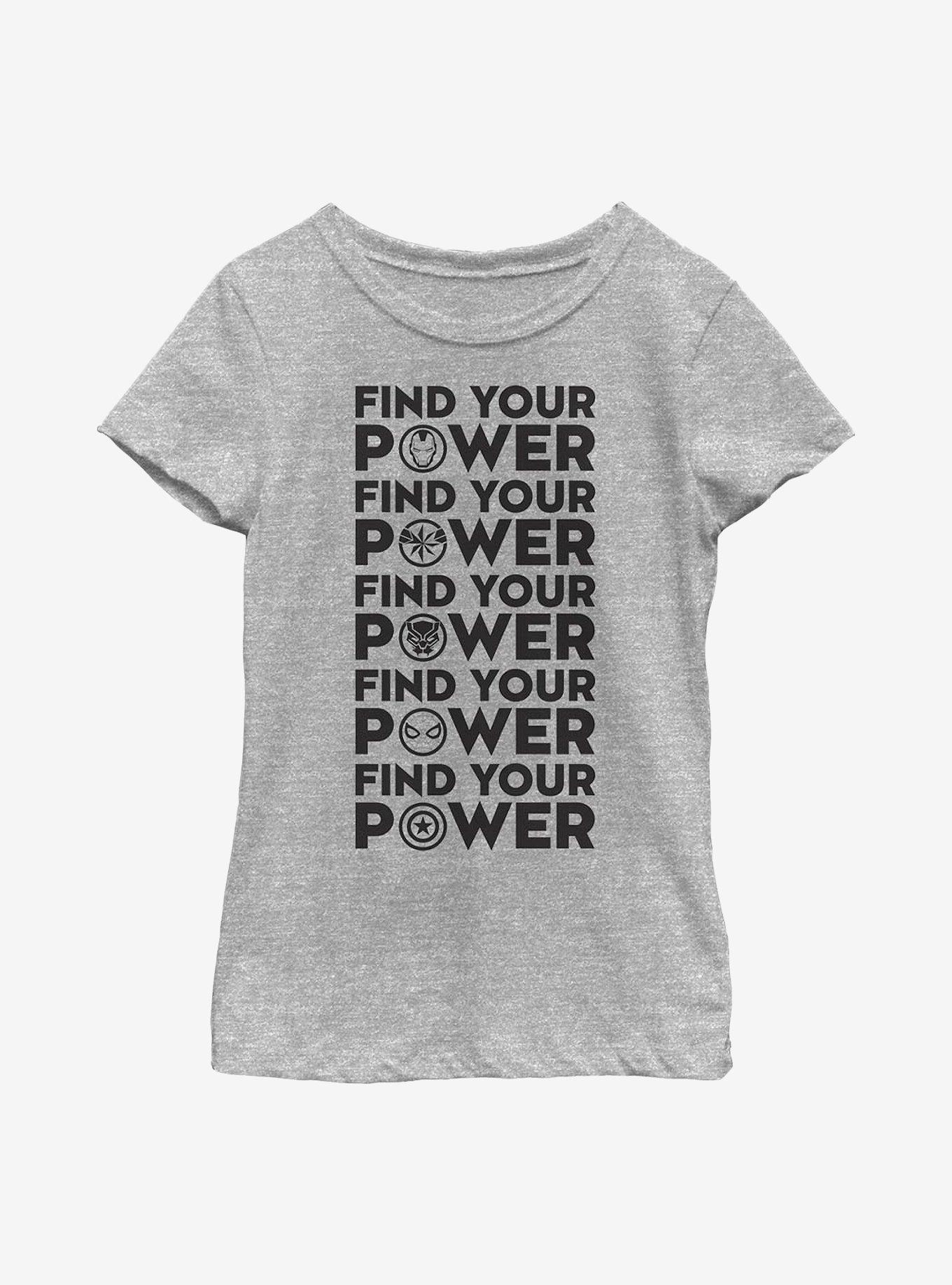 Marvel Avengers Team Power Youth Girls T-Shirt, , hi-res