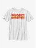 Marvel Avengers Retro Avengers Youth T-Shirt, WHITE, hi-res