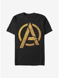 Marvel Avengers Gold Foil Avengers T-Shirt, BLACK, hi-res