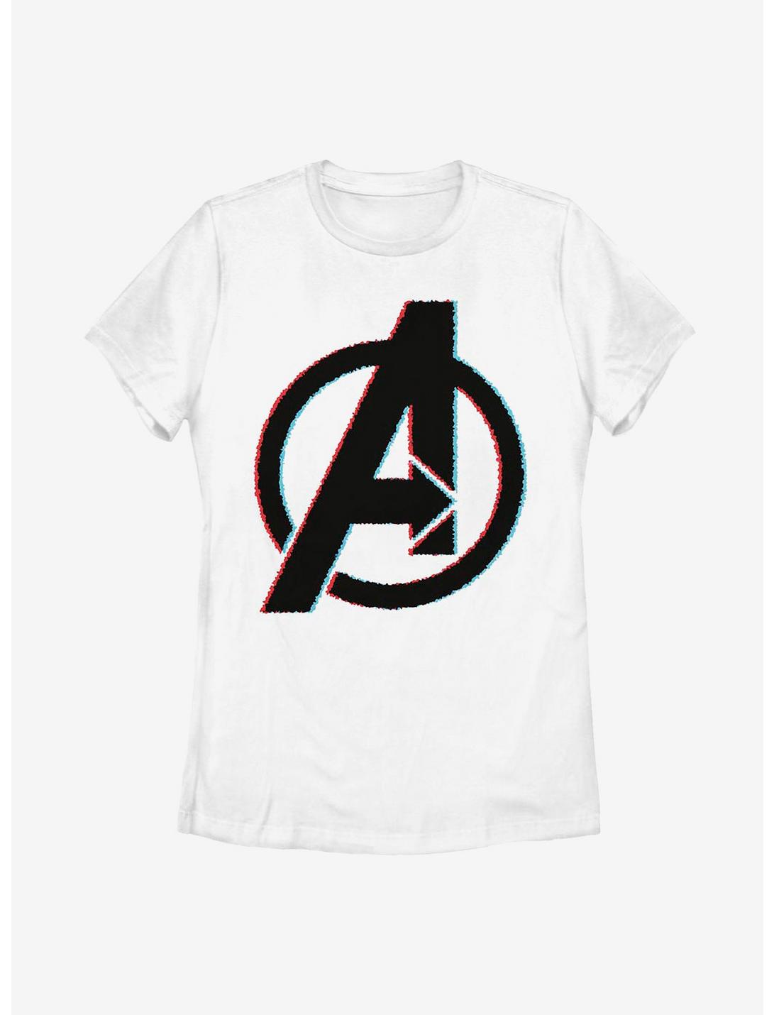 Marvel Avengers 3D Womens T-Shirt, WHITE, hi-res