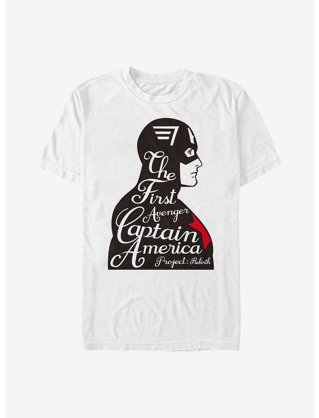 Marvel Captain America First Avenger T-Shirt, WHITE, hi-res