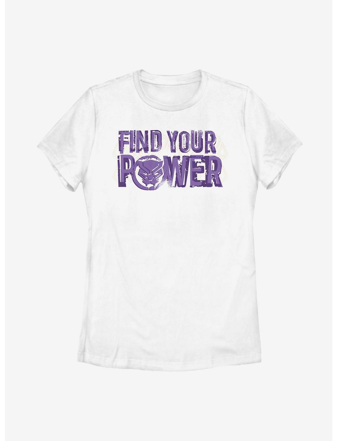 Marvel Black Panther Power Womens T-Shirt, WHITE, hi-res