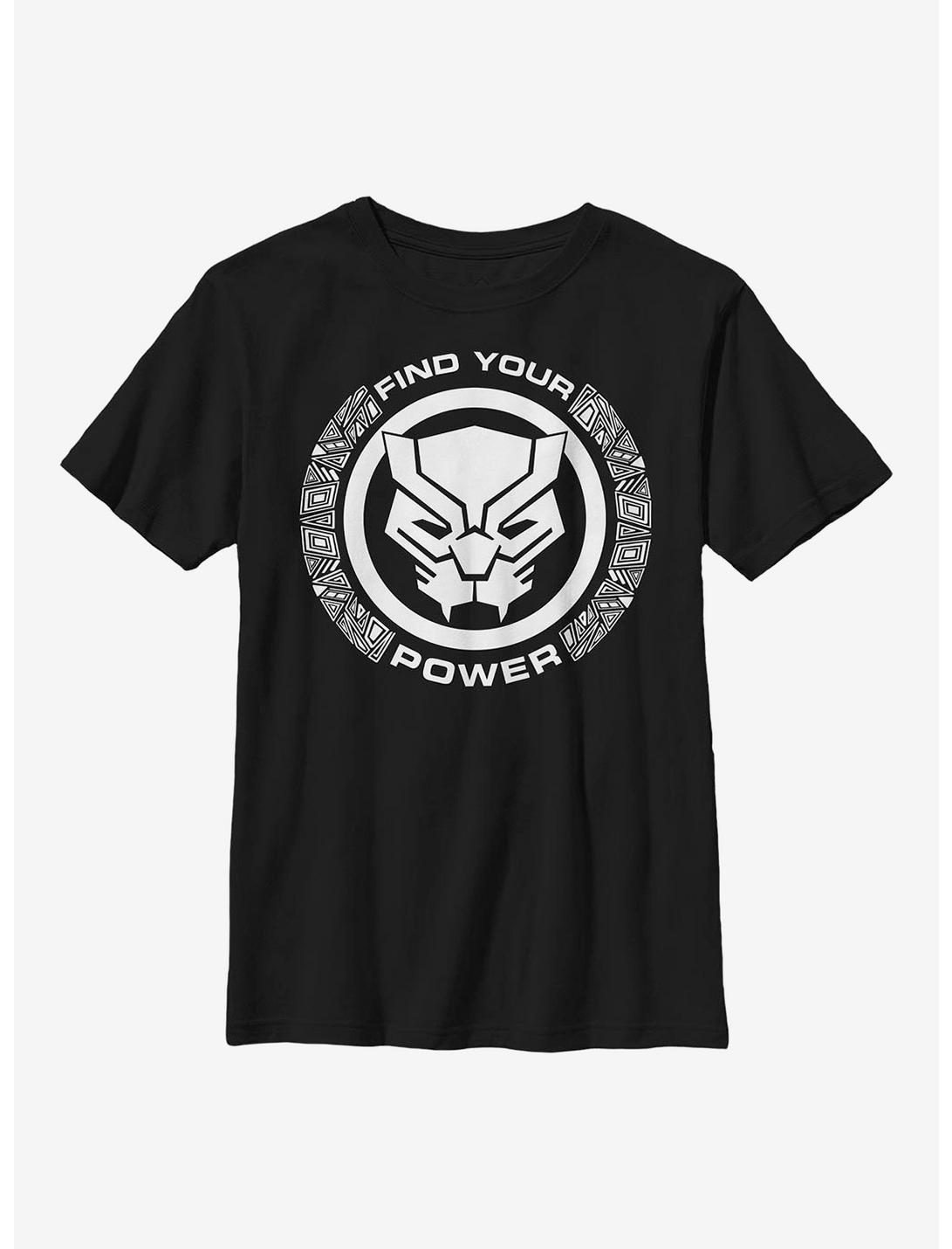 Marvel Black Panther Power Youth T-Shirt, BLACK, hi-res