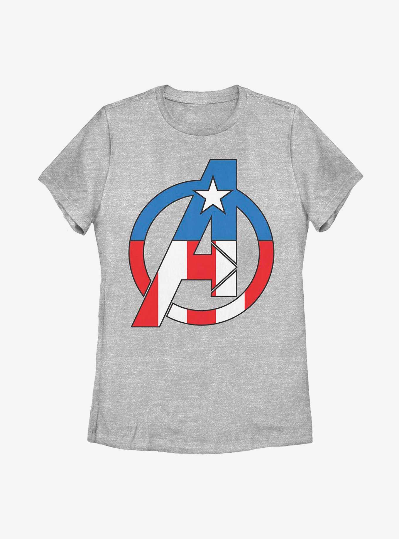 Marvel Captain America Avenger Womens T-Shirt, , hi-res