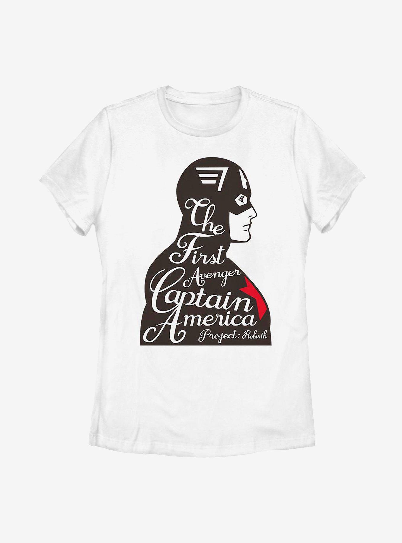 Marvel Captain America First Avenger Womens T-Shirt, , hi-res