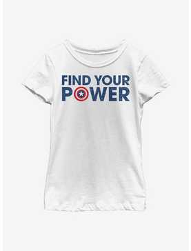 Marvel Captain America Shield Power Youth Girls T-Shirt, , hi-res