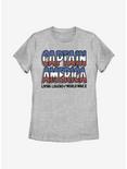 Marvel Captain America Living Legend Womens T-Shirt, ATH HTR, hi-res