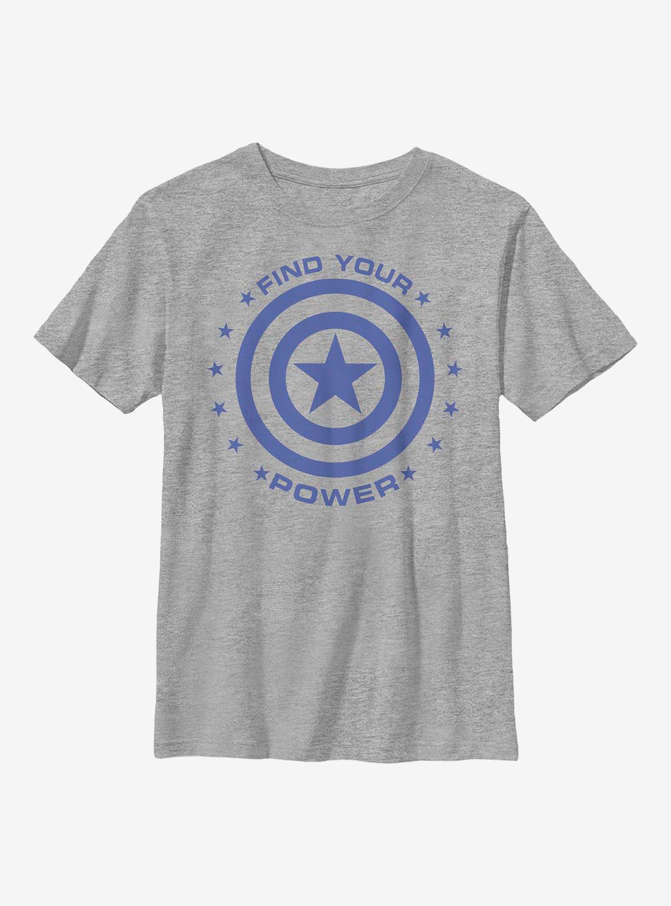 Marvel Captain America Captain Power Youth T-Shirt, , hi-res