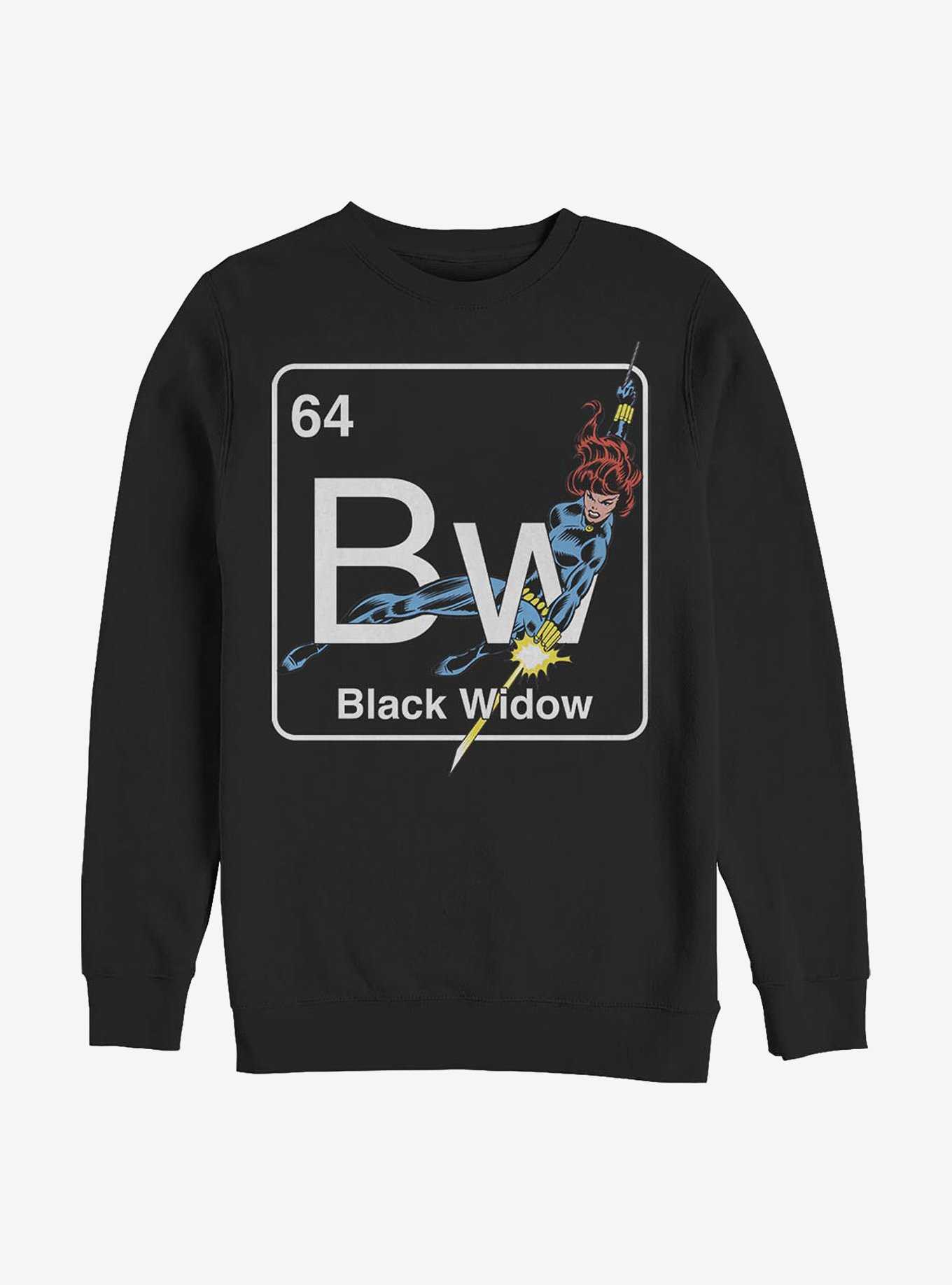 Marvel Black Widow Periodic Black Widow Sweatshirt, , hi-res