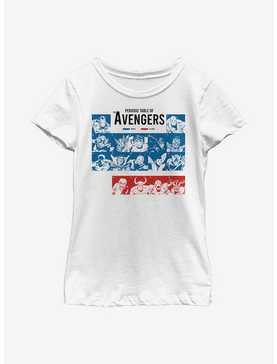 Marvel Avengers Periodic Youth Girls T-Shirt, , hi-res