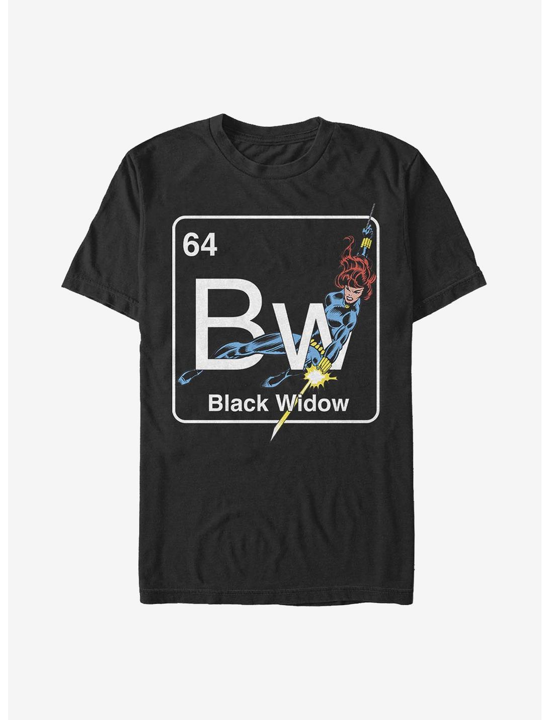 Marvel Black Widow Periodic Black Widow T-Shirt, BLACK, hi-res