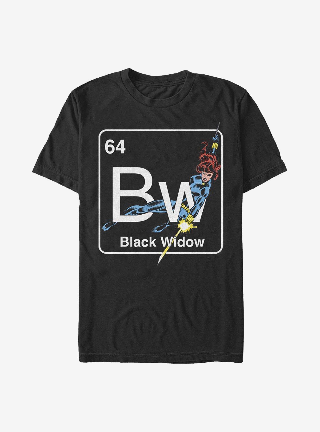 Marvel Black Widow Periodic Black Widow T-Shirt, BLACK, hi-res