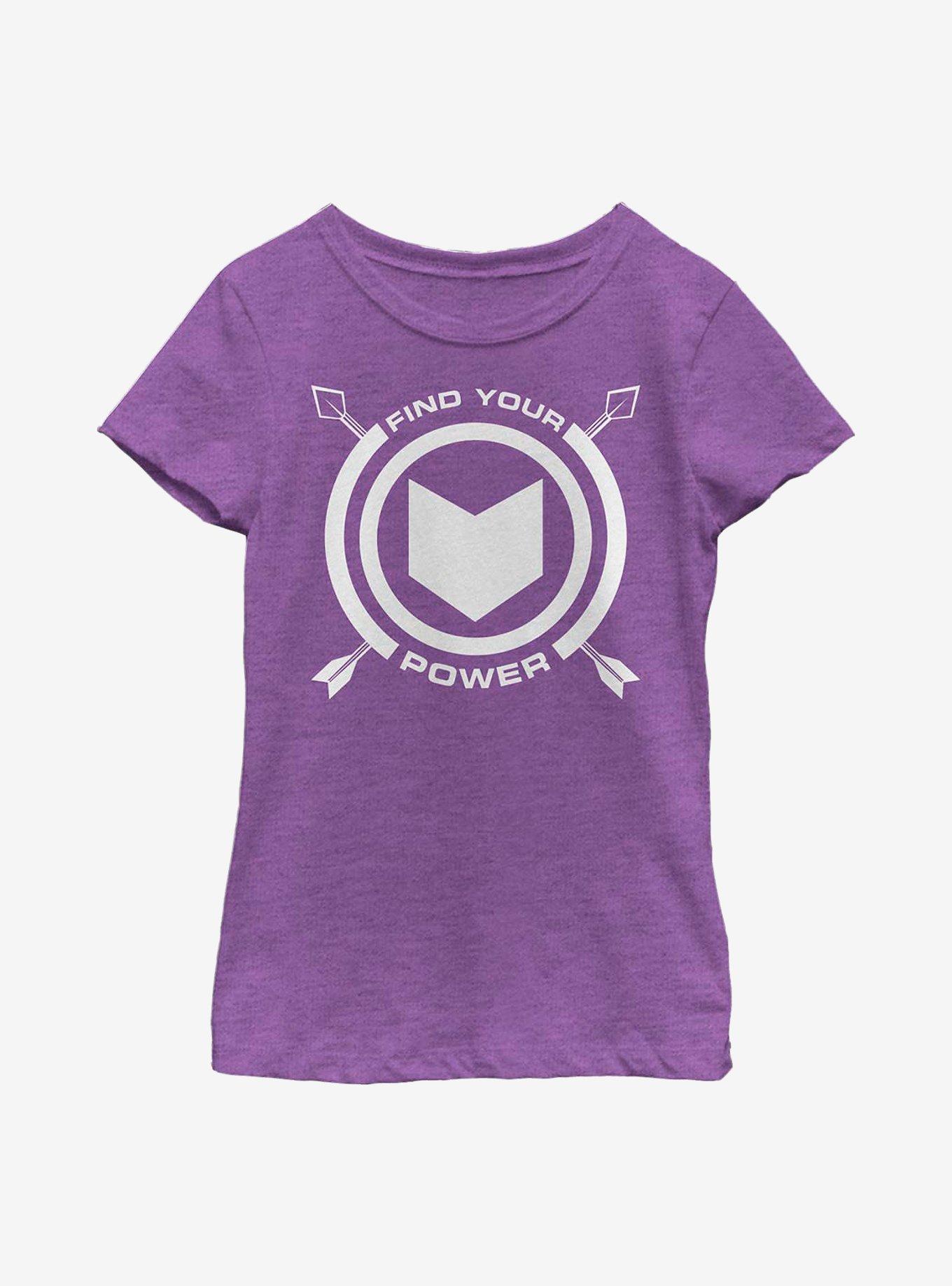 Marvel Hawkeye Power Of Hawkeye Youth Girls T-Shirt, , hi-res