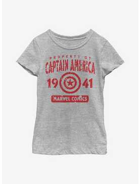 Marvel Captain America Captain's Property Youth Girls T-Shirt, , hi-res