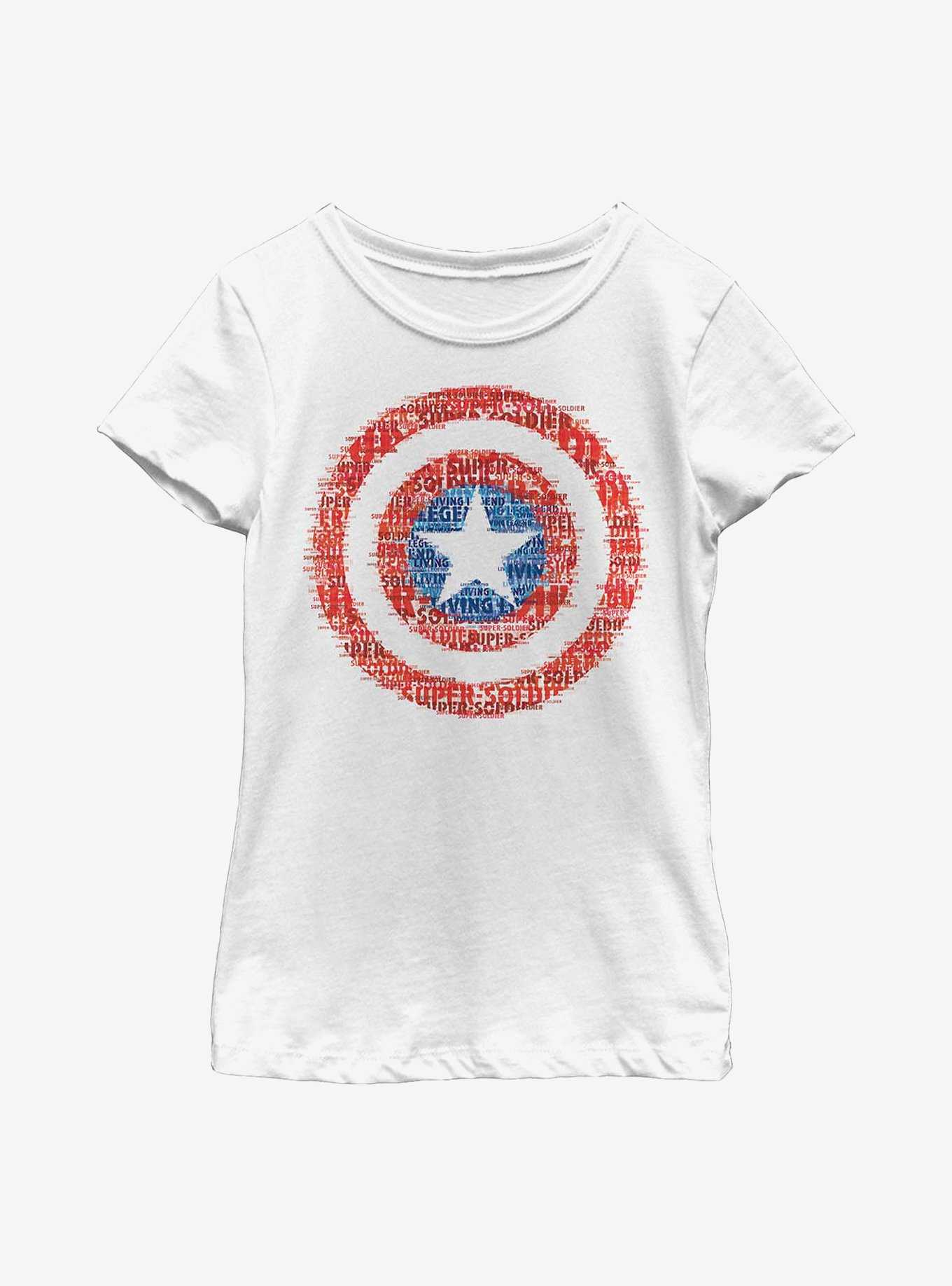 Marvel Captain America Super Soldier Youth Girls T-Shirt, , hi-res