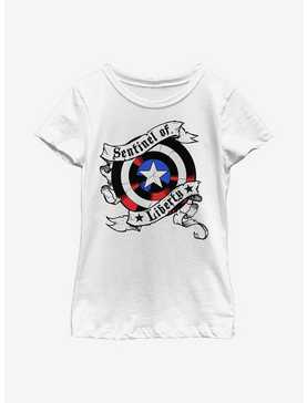 Marvel Captain America Sentinel Shield Youth Girls T-Shirt, , hi-res