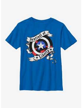 Marvel Captain America Sentinel Shield Youth T-Shirt, , hi-res