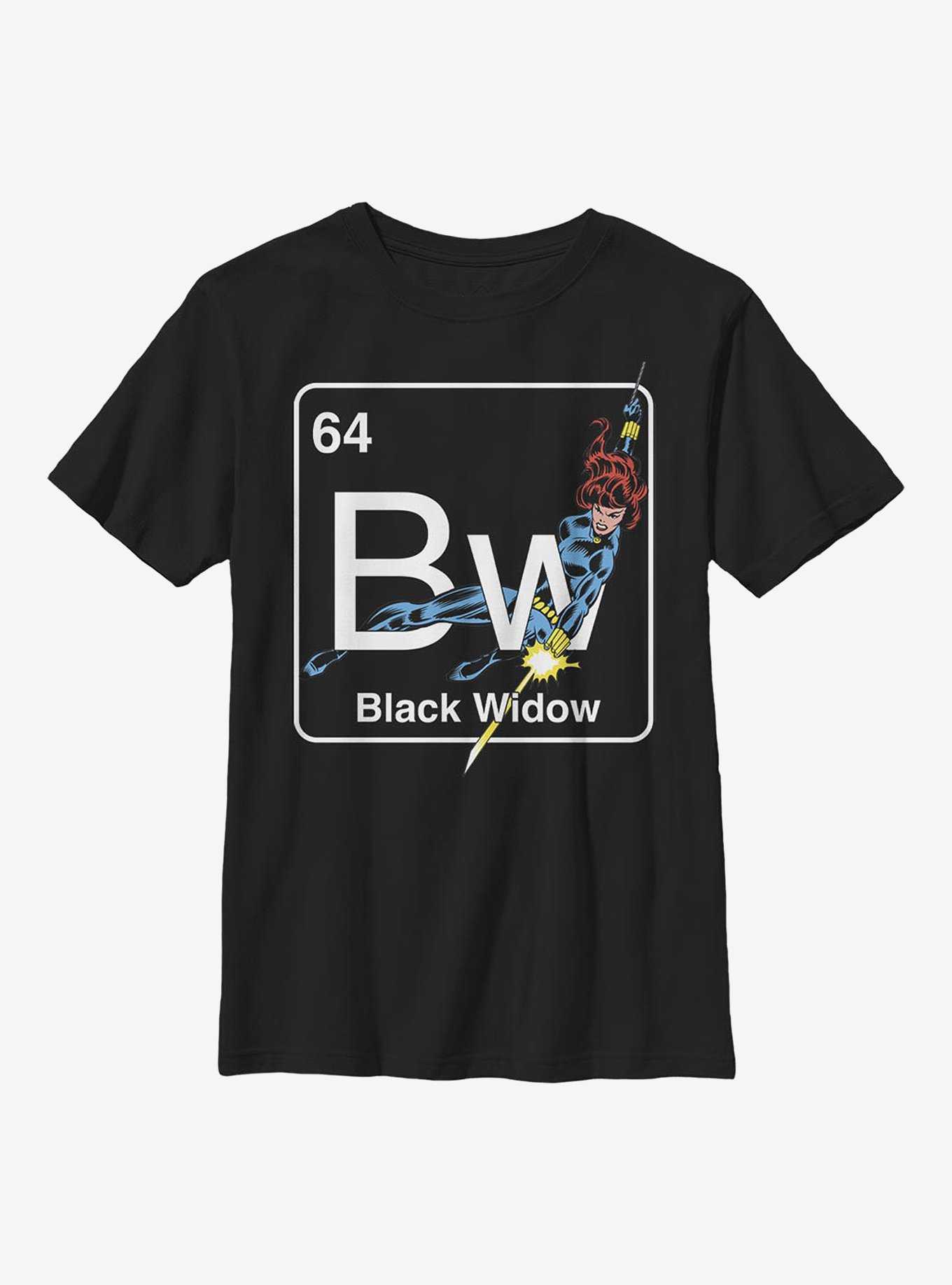 Marvel Black Widow Periodic Black Widow Youth T-Shirt, , hi-res