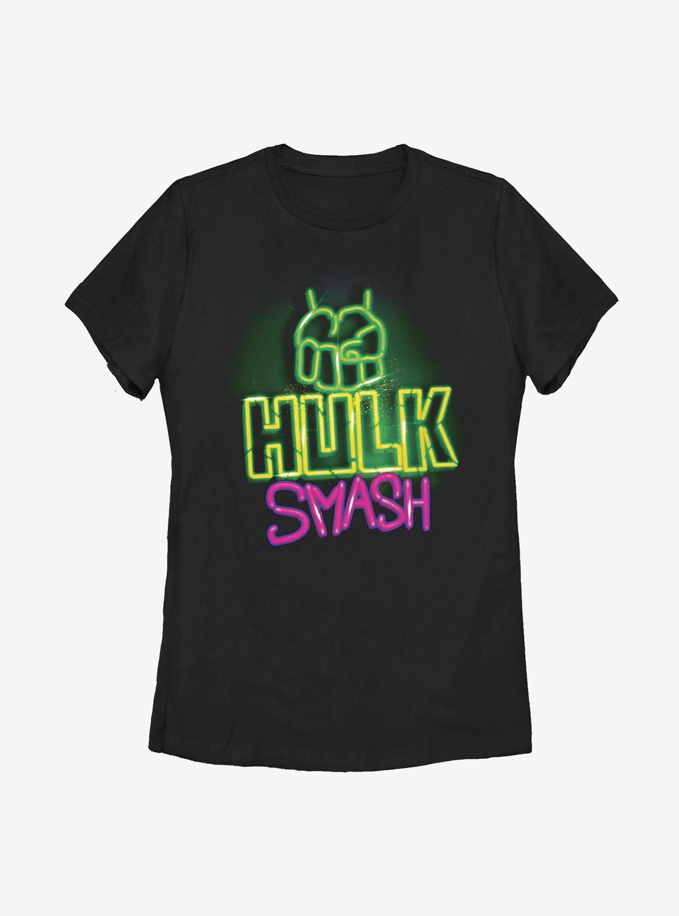 Marvel Hulk Neon Hulk Smash Womens T-Shirt, , hi-res