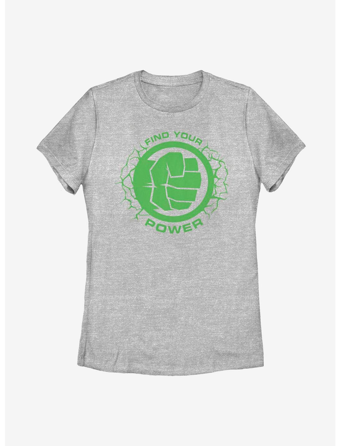 Marvel Hulk Power Of Hulk Womens T-Shirt, ATH HTR, hi-res