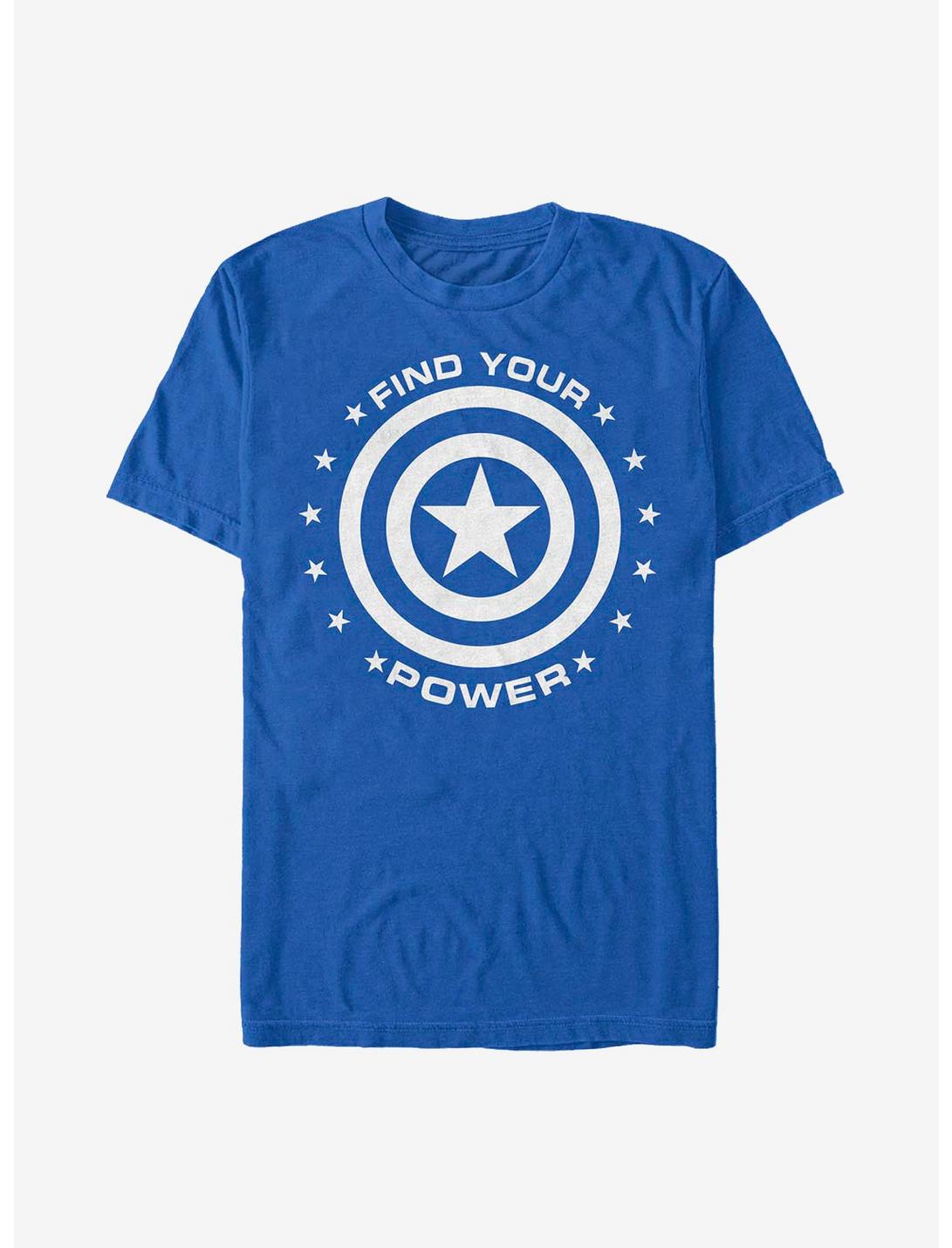Marvel Captain America Captain Power T-Shirt, ROYAL, hi-res