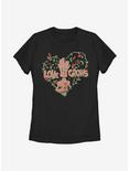 Marvel Guardians Of The Galaxy Love Grows Womens T-Shirt, BLACK, hi-res