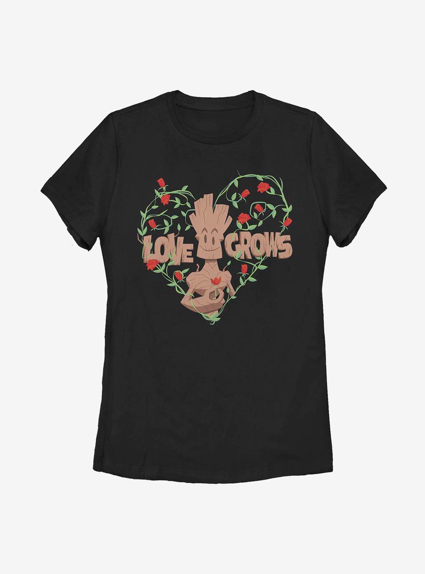 Marvel Guardians Of The Galaxy Love Grows Womens T-Shirt, , hi-res