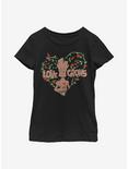 Marvel Guardians Of The Galaxy Love Grows Youth Girls T-Shirt, BLACK, hi-res