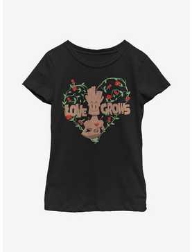 Marvel Guardians Of The Galaxy Love Grows Youth Girls T-Shirt, , hi-res
