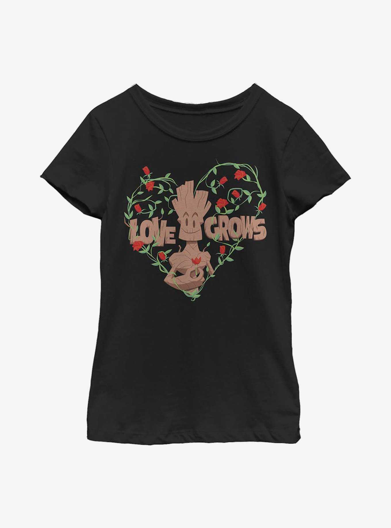 Marvel Guardians Of The Galaxy Love Grows Youth Girls T-Shirt, , hi-res