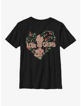 Marvel Guardians Of The Galaxy Love Grows Youth T-Shirt, , hi-res