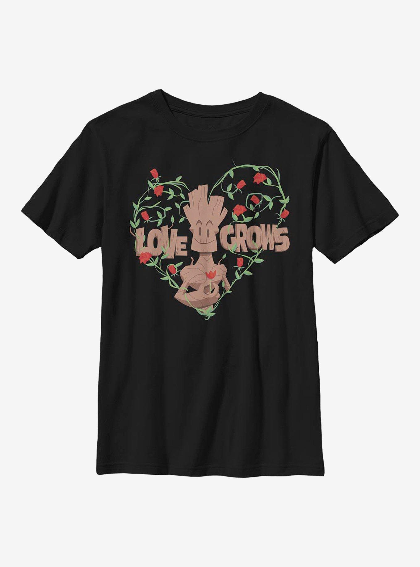 Marvel Guardians Of The Galaxy Love Grows Youth T-Shirt, , hi-res