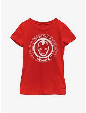 Marvel Iron Man Power Of Iron Man Youth Girls T-Shirt, , hi-res