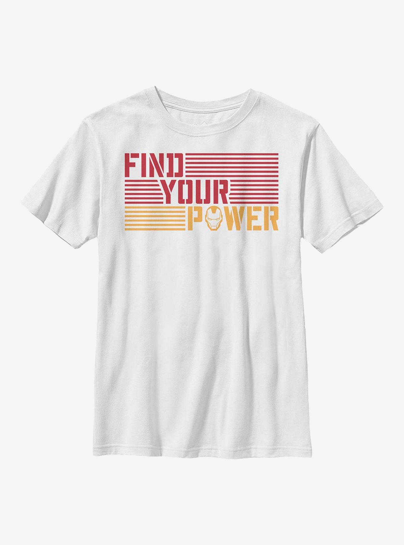 Marvel Iron Man Iron Power Youth T-Shirt, , hi-res