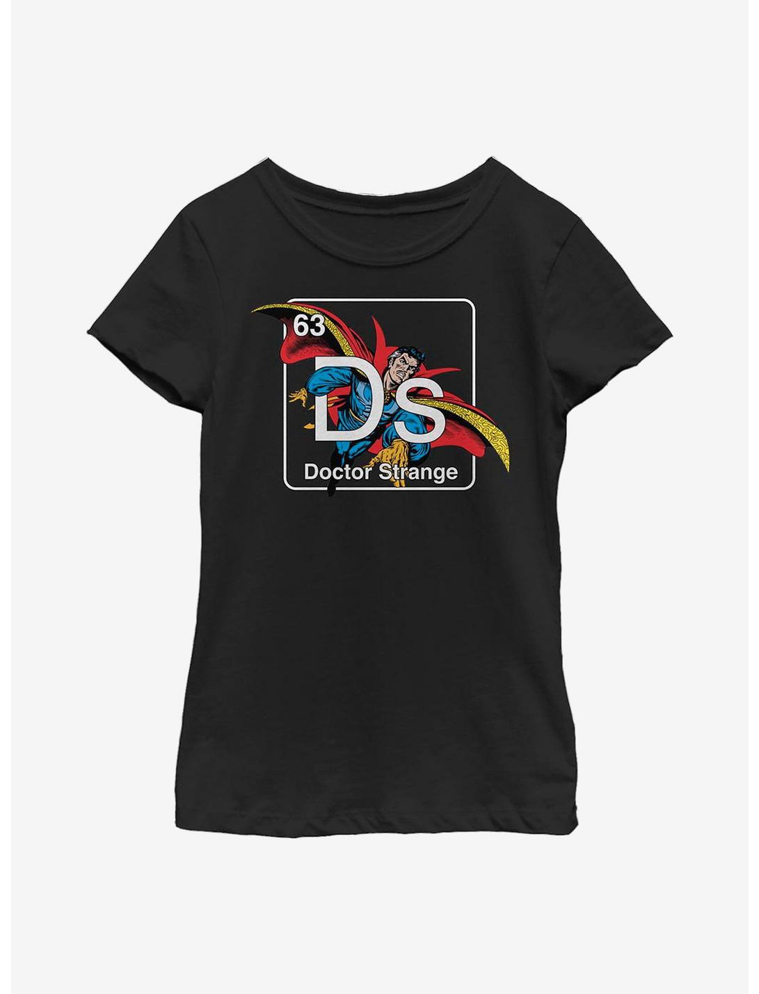 Marvel Doctor Strange Periodic Doctor Strange Youth Girls T-Shirt, BLACK, hi-res