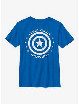Marvel Captain America Captain Power Youth T-Shirt, , hi-res
