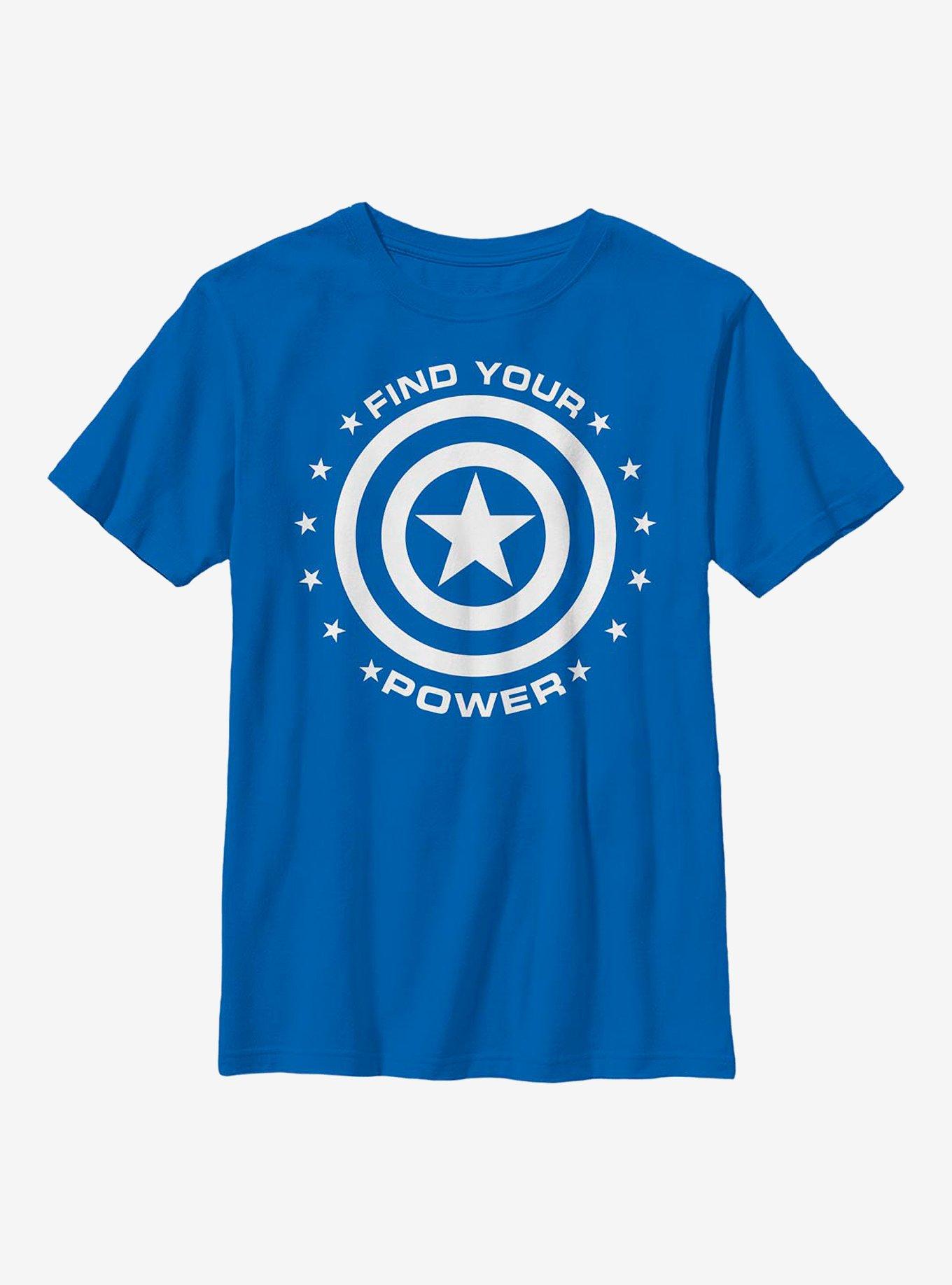 Marvel Captain America Captain Power Youth T-Shirt, , hi-res